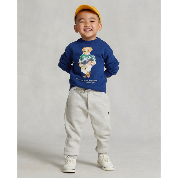 Fleece sweatshirt met Polo Bear Boys 1.5-6 Years in Harrison Blue 4