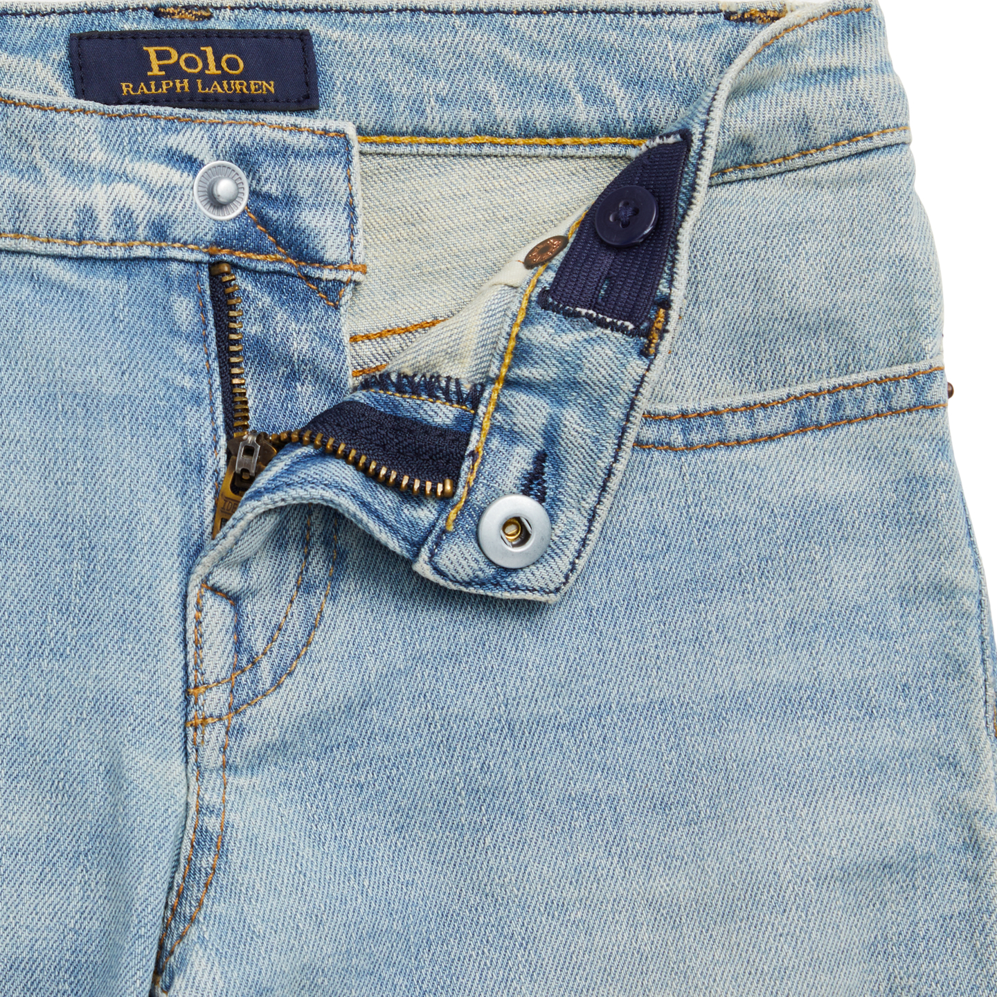 Джинсы Ralph Lauren Hampton Straight Stretch Jean, цвет: Варёный — фото 5