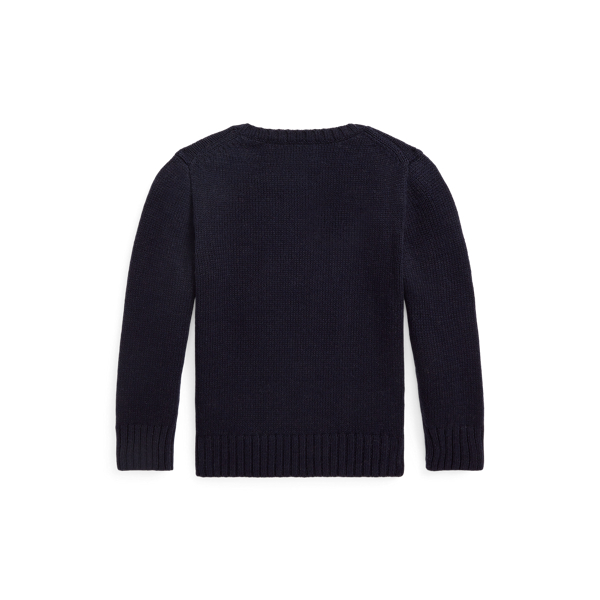 Pull Polo Bear en coton Boys 1.5-6 Years en Marine 3