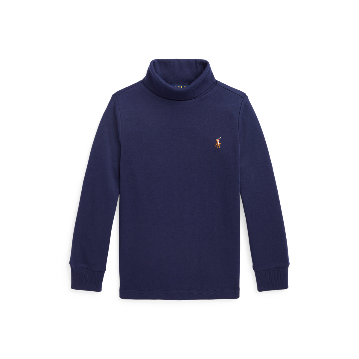 Cotton Interlock Turtleneck Ralph Lauren