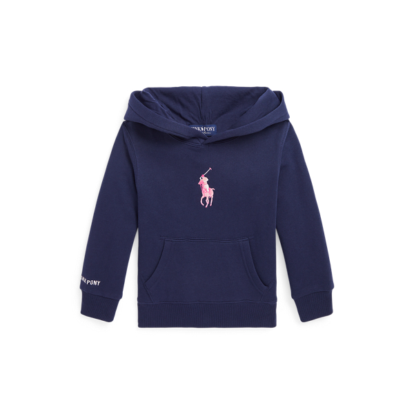 Ralph lauren pink pony fleece hoodie hotsell