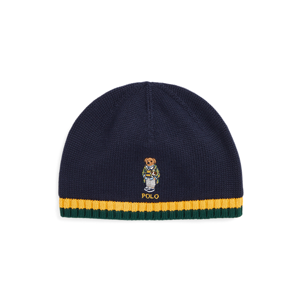 Cappellino in cotone con Polo Bear
