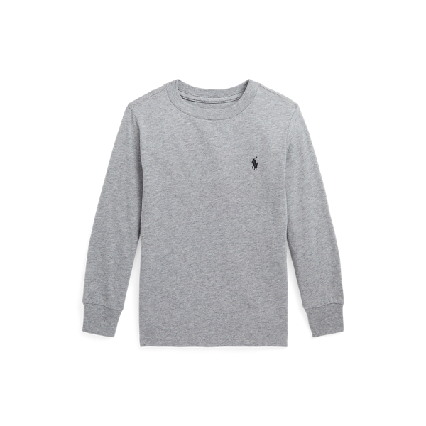 Checked Logo Cotton Long-Sleeve T-Shirt Boys 1.5-6 Years 1