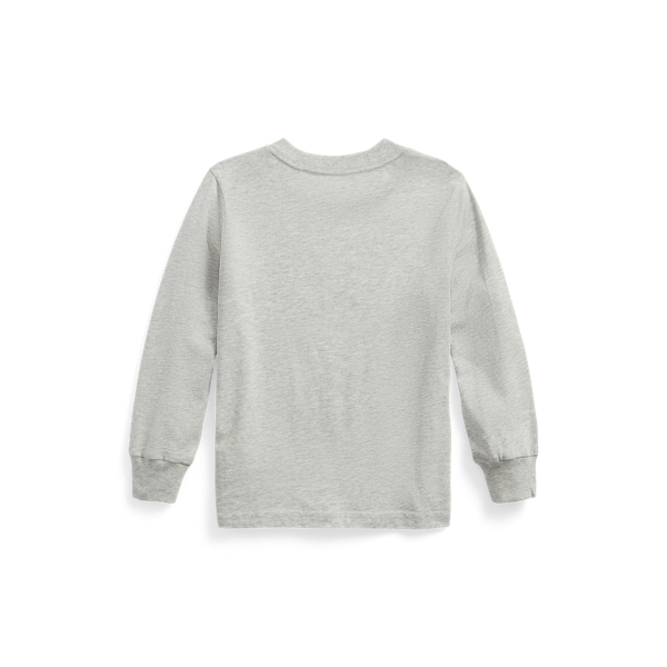 Langarm-T-Shirt mit Polo Bear Boys 1.5-6 Years in Andover Heather Ski Bear 2