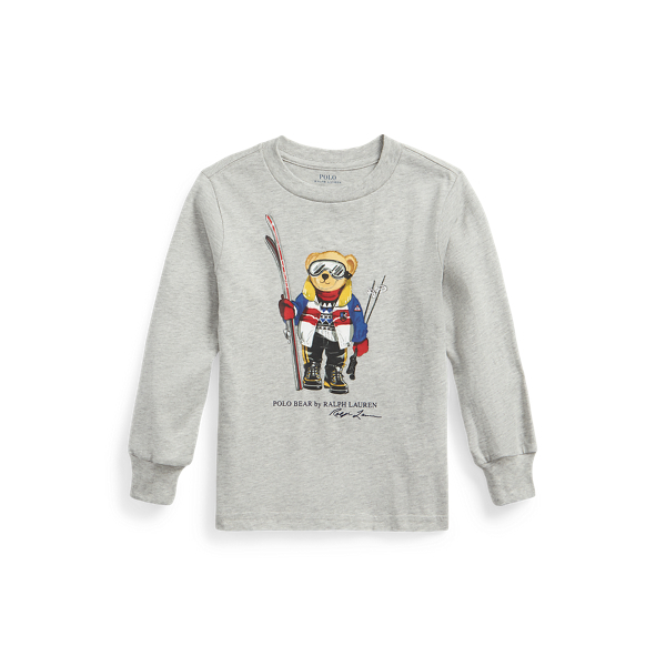 Polo Bear Cotton Long-Sleeve T-shirt