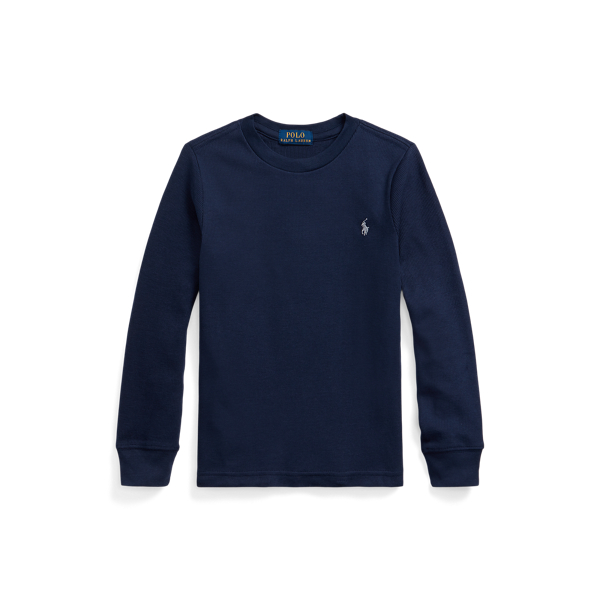 Waffle-Knit Cotton Long-Sleeve Tee Boys 2-7 1
