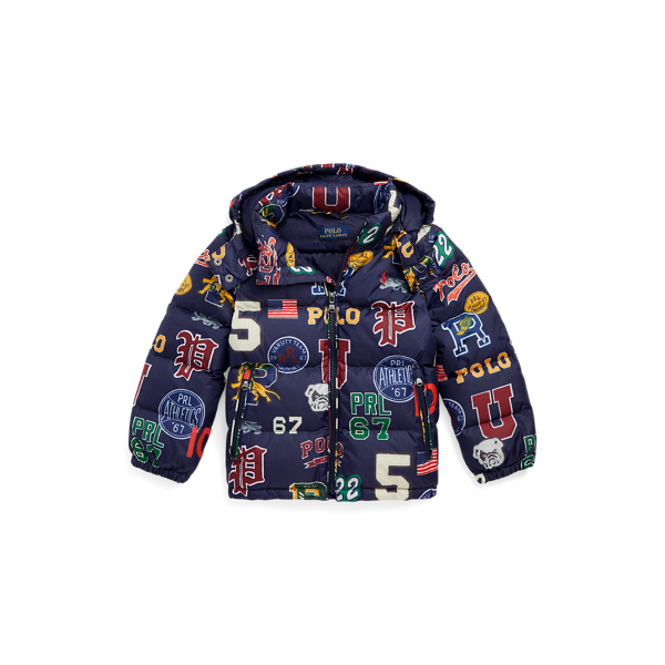 Chaqueta de plum&oacute;n hidr&oacute;fuga con capucha Boys 1.5-6 Years en 1