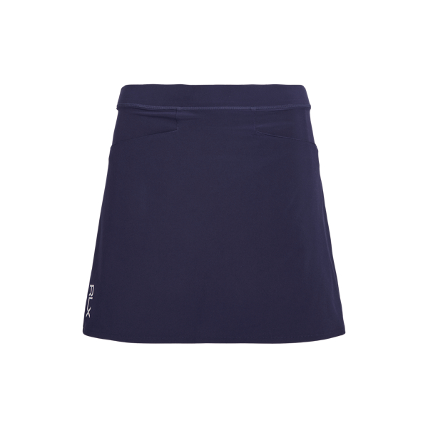 Refined Navy Back-Pleated Stretch Skort RLX Golf 2