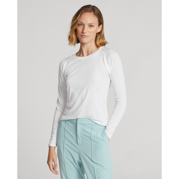 Ceramic White Jersey Long-Sleeve Tee RLX 1