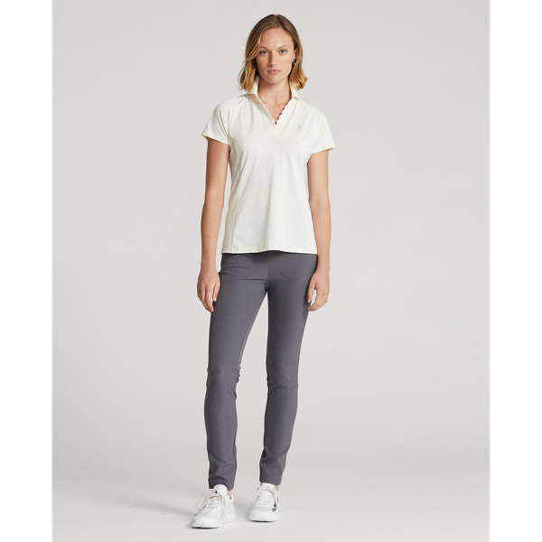 Clubhouse Cream Tailored Fit Piqu&eacute; Polo Shirt RLX 4