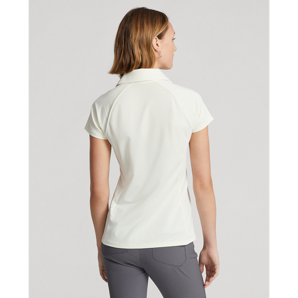 Clubhouse Cream Tailored Fit Piqu&eacute; Polo Shirt RLX 5