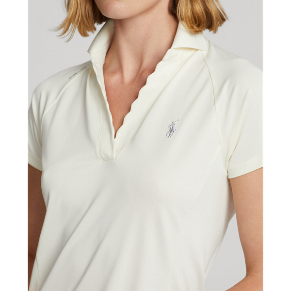 Clubhouse Cream Tailored Fit Piqu&eacute; Polo Shirt RLX 6