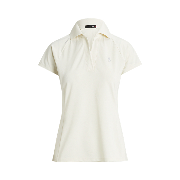 Clubhouse Cream Tailored Fit Piqu&eacute; Polo Shirt RLX 2