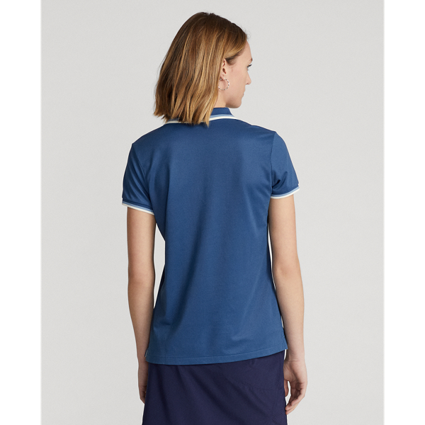 Indigo Blue Tailored Fit Jersey Polo Shirt RLX 5