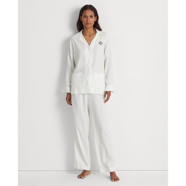 Linen-Blend Sleep Set