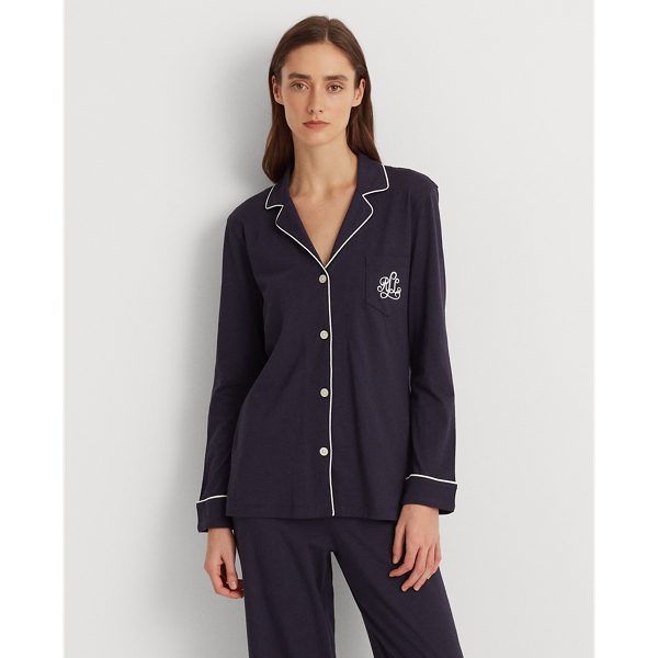 Navy Jersey Sleep Set Lauren 4