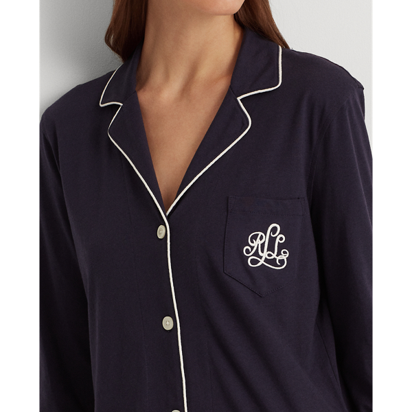 Navy Jersey Sleep Set Lauren 6