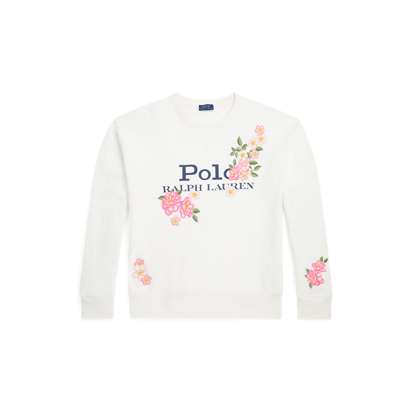 Lunar New Year Floral Fleece Sweatshirt