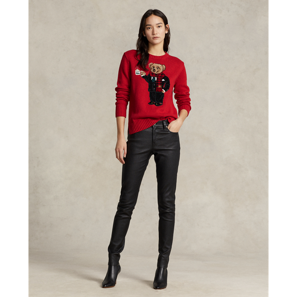 Pullover Lunar New Year mit Polo Bear Polo Ralph Lauren in RL Red 4