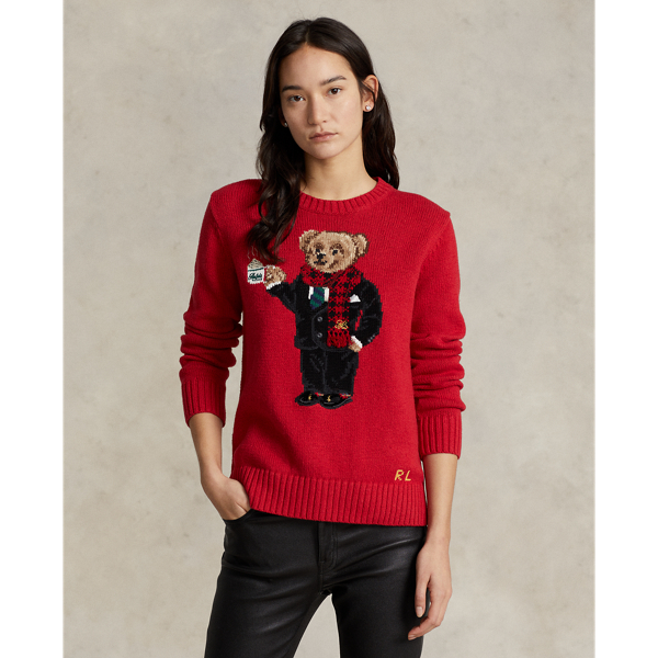 Ralph lauren womens teddy bear jumper hotsell