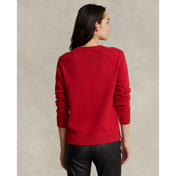 Pullover Lunar New Year mit Polo Bear Polo Ralph Lauren in RL Red 5