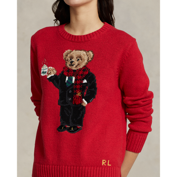 Ralph lauren bear jumper womens online