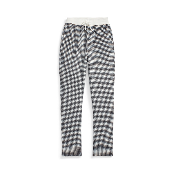 Houndstooth Drawstring Fleece Trouser Polo Ralph Lauren 1