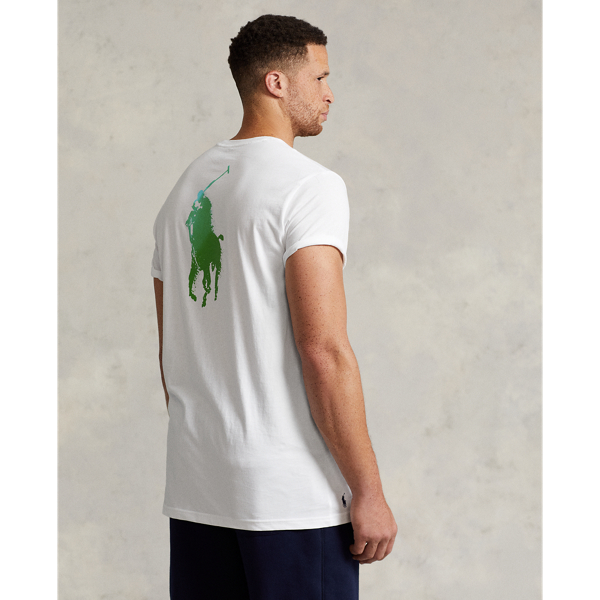 White Logo Jersey T-Shirt Big & Tall 5