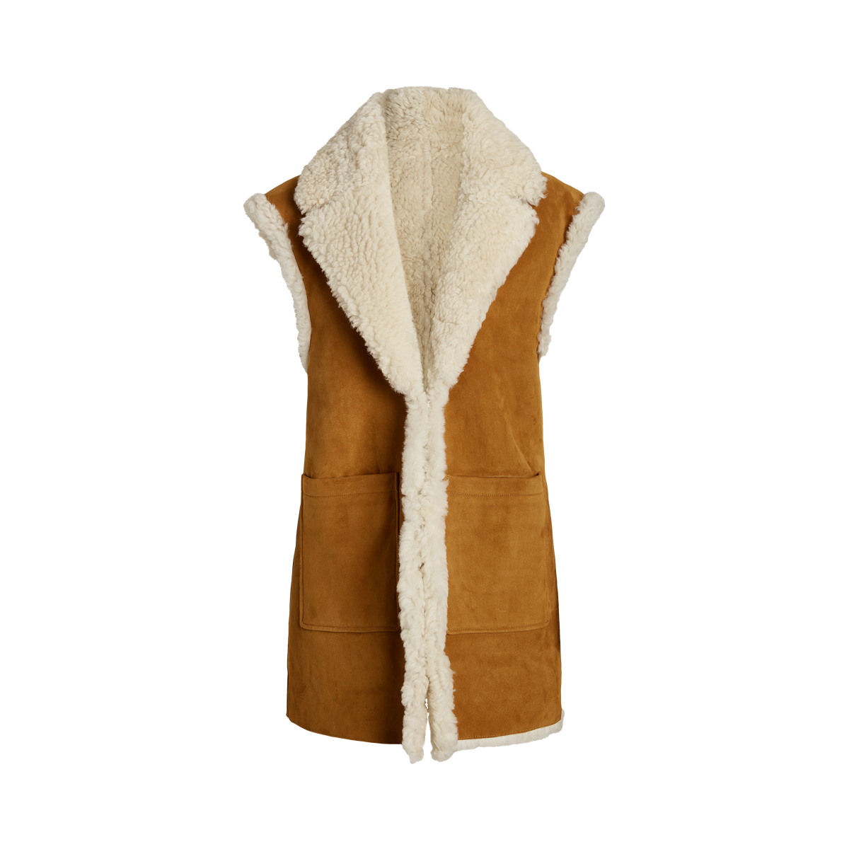 Reversible Shearling Vest