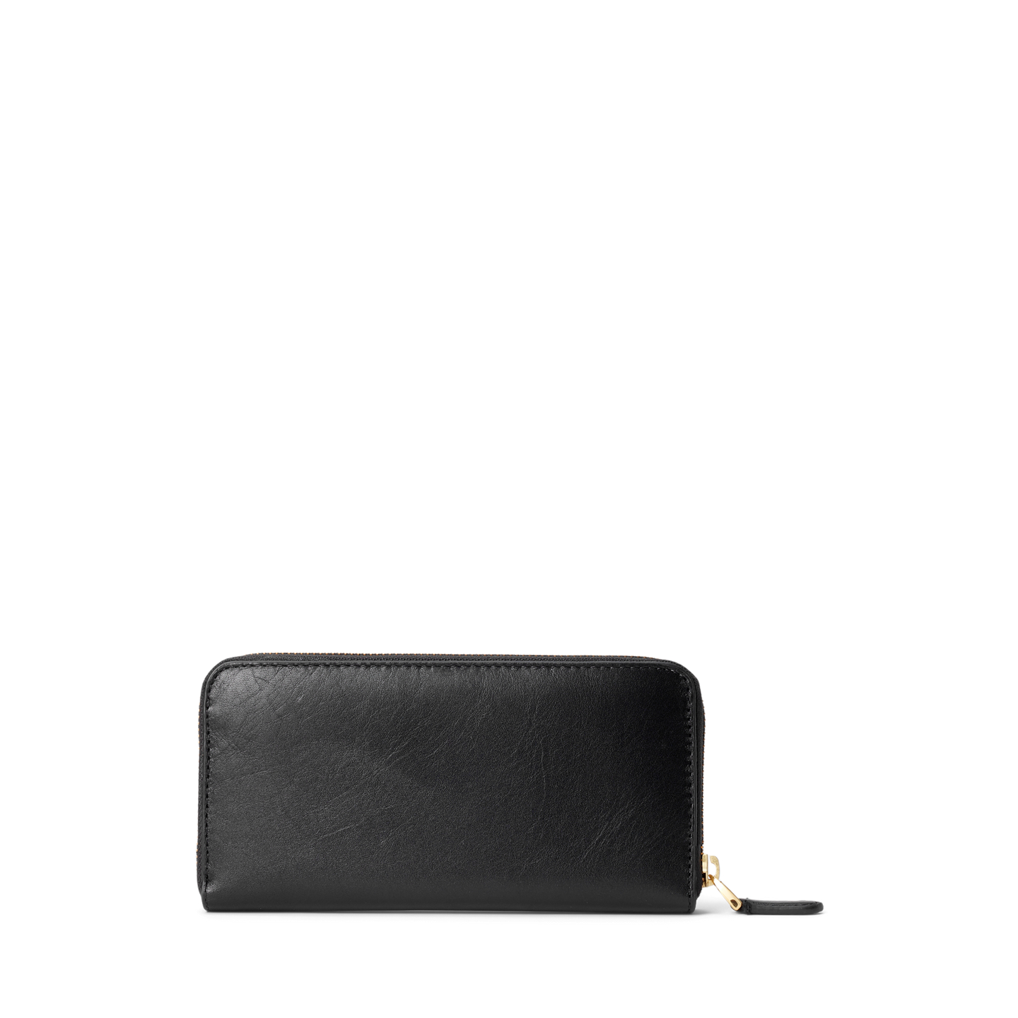 Женский кошелёк Ralph Lauren Leather Continental, цвет: Чёрный — фото 1