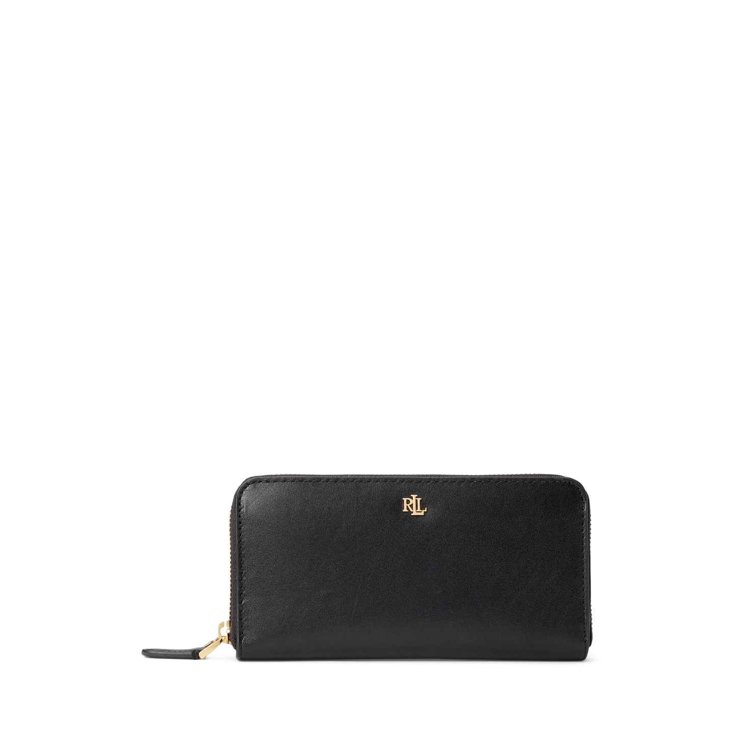 Женский кошелёк Ralph Lauren Leather Continental, цвет: Чёрный — фото 3