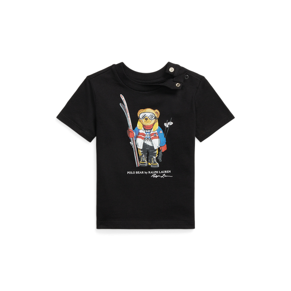 T-shirt de malha com Polo Bear Baby Boy em 1