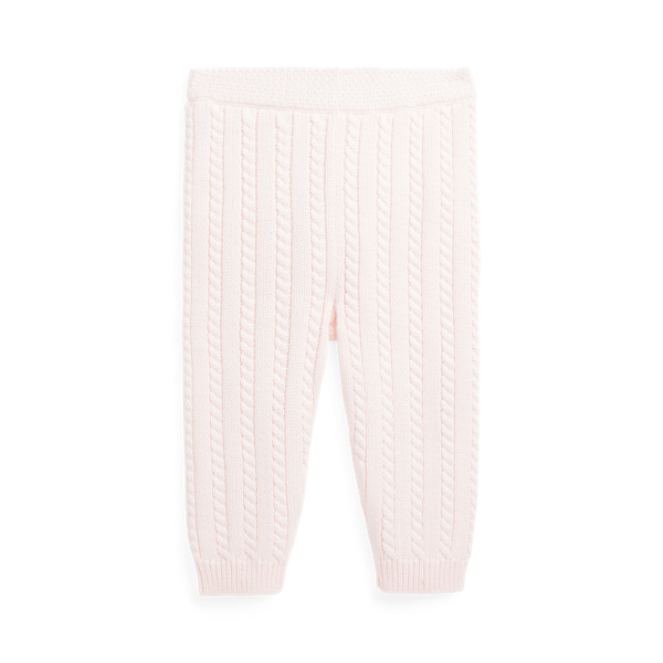 Cable-Knit Cotton Sweater Pant