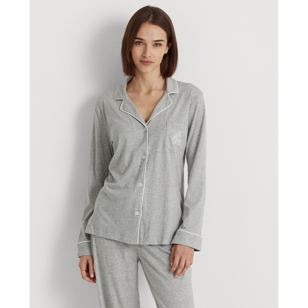 Pyjama aus Jersey Lauren in Grau 4