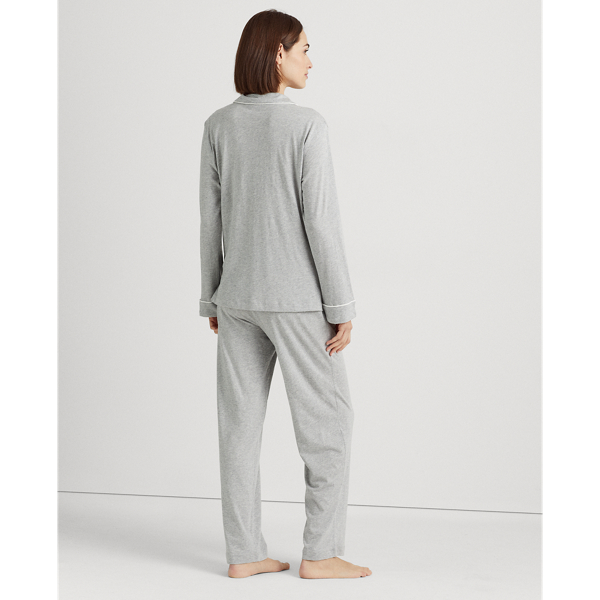 Pyjama aus Jersey Lauren in Grau 5