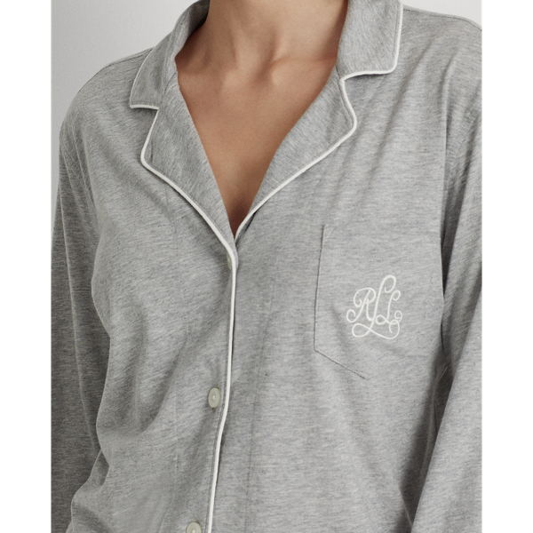 Pyjama aus Jersey Lauren in Grau 6