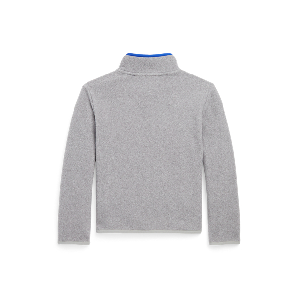 Fleecepullover mit Polo Bear Boys 1.5-6 Years in Ski Bear, Andover meliert 2