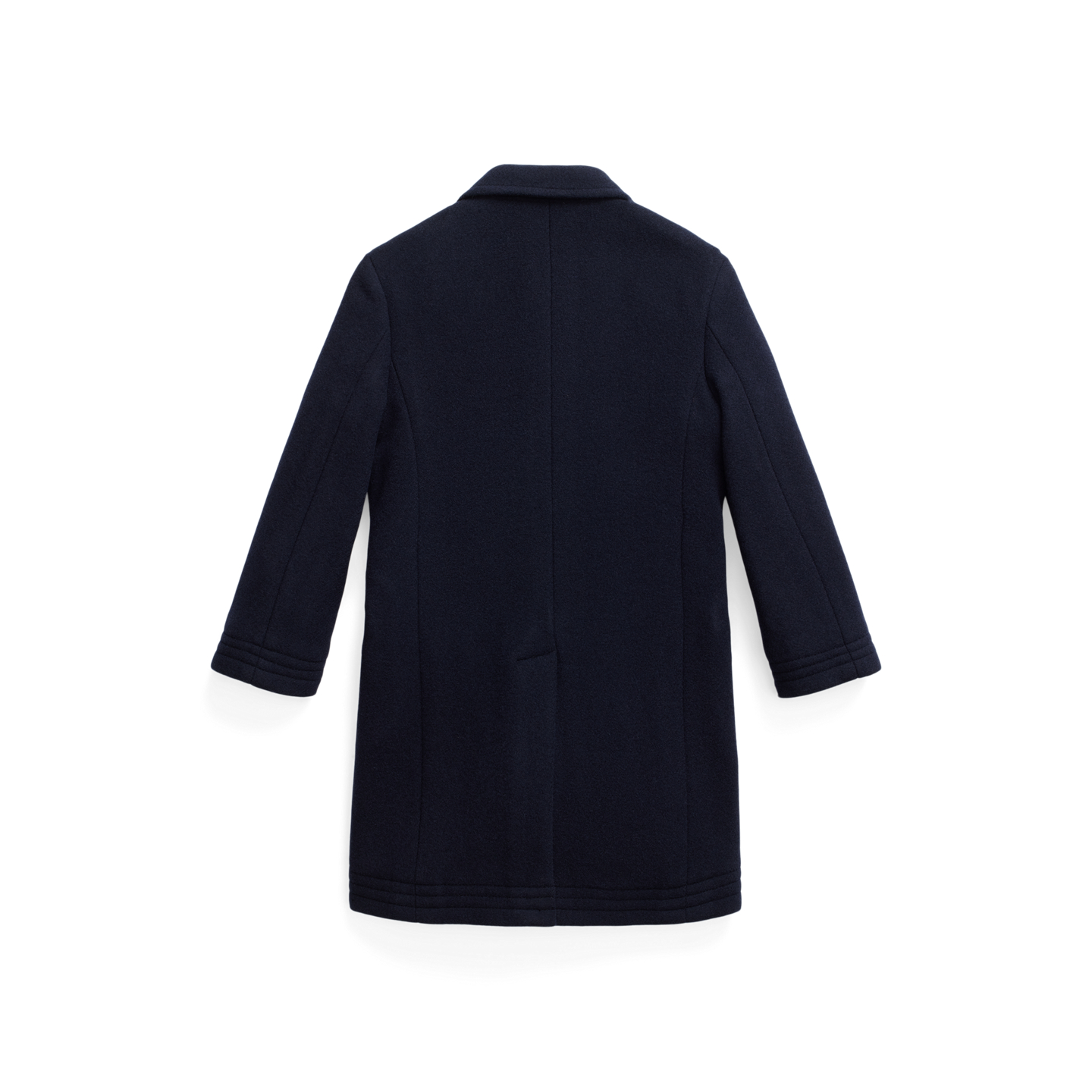 Детское пальто Ralph Lauren Wool-Blend Topcoat, цвет: Тёмно-синий — фото 1