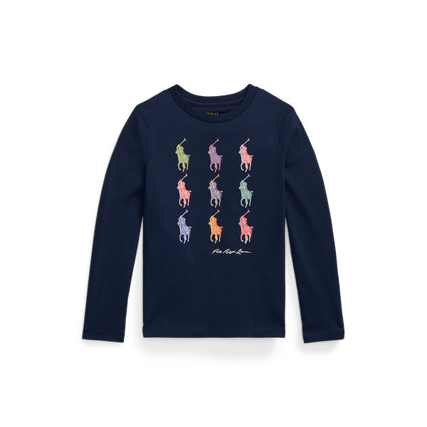 Big Pony Cotton Long-Sleeve T-Shirt
