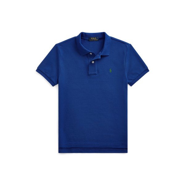 Slim Fit Cotton Mesh Polo Boys 6-14 Years 1