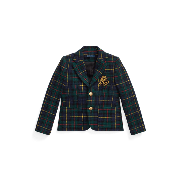 Plaid Wool Blazer