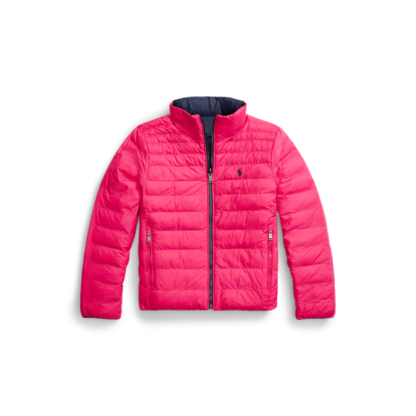 Pink polo jacket best sale