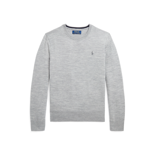 Wool Crewneck Jumper Boys 6-14 Years 1