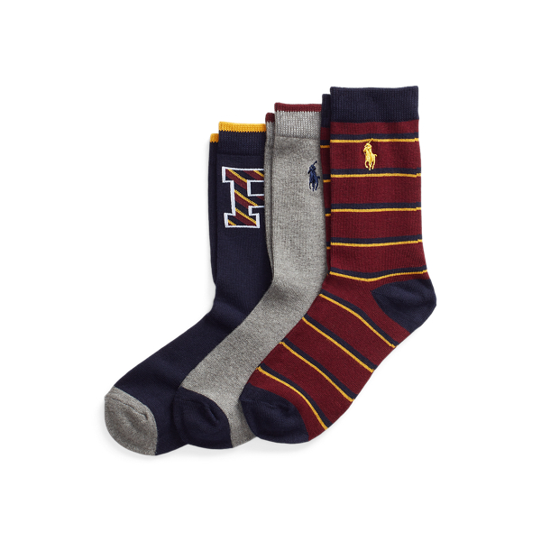 3&nbsp;paires de chaussettes sport Letterman