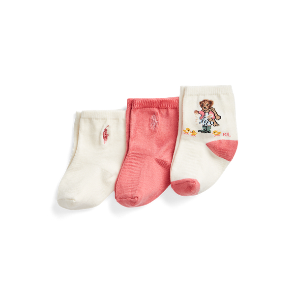 3&nbsp;paires de chaussettes sport Polo Bear
