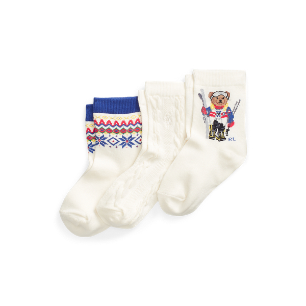 Tre paia di calze Polo Bear Girls 1.5-6.5 Years in 1