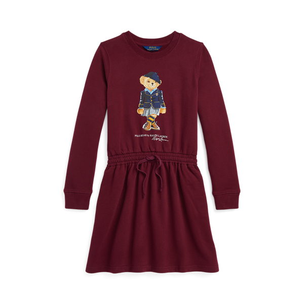 Polo Bear Fleece Dress for Girls Ralph Lauren GI