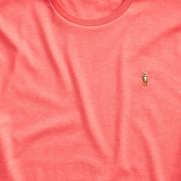 Rosette Heather Custom Slim Fit Soft Cotton T-Shirt Polo Ralph Lauren 6