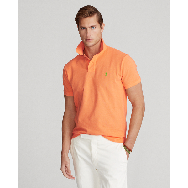 Men s Orange Polo Shirts Ralph Lauren GP