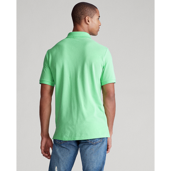 New Lime Slim Fit Mesh Polo Shirt Polo Ralph Lauren 5